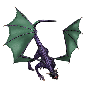 <b>Lilakristall</b> ist ein jugendlicher Drache. Gutes Training bereitet den jungen Drachen optimal auf seine Aufgaben in der Arena vor.